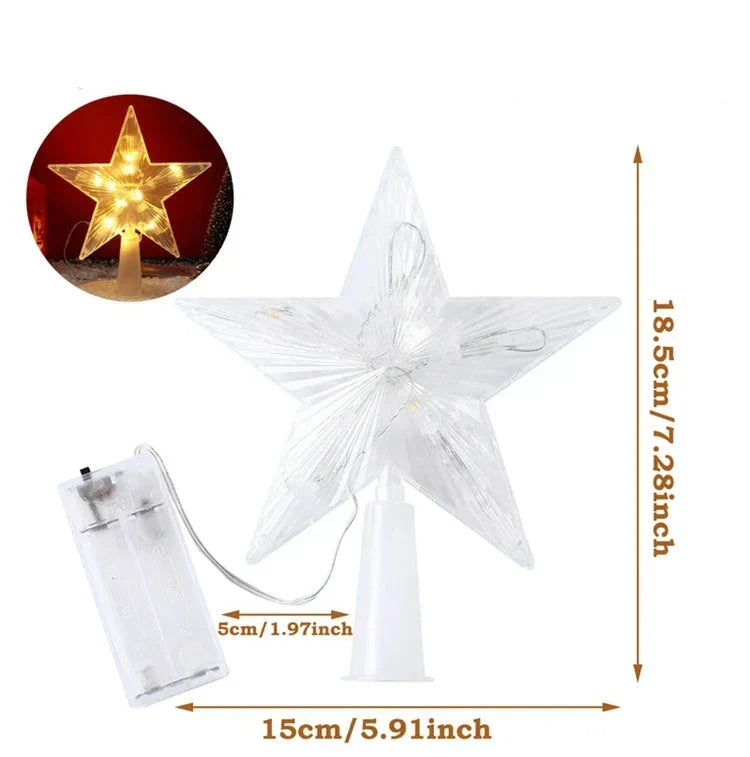 Starlit - LED Christmas Tree Star Topper