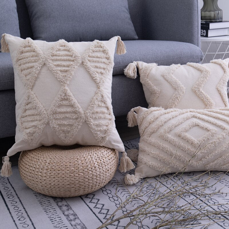BohoVibes Pillow Covers - Ibiza Style Boho Cushion Covers