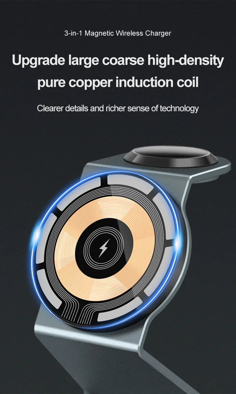 Chargy Pro - 3-in-1 Wireless Charger
