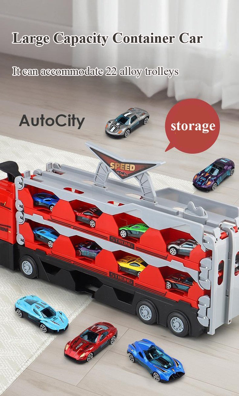 MegaTransporter - Toy Car Carrier with Mini Cars
