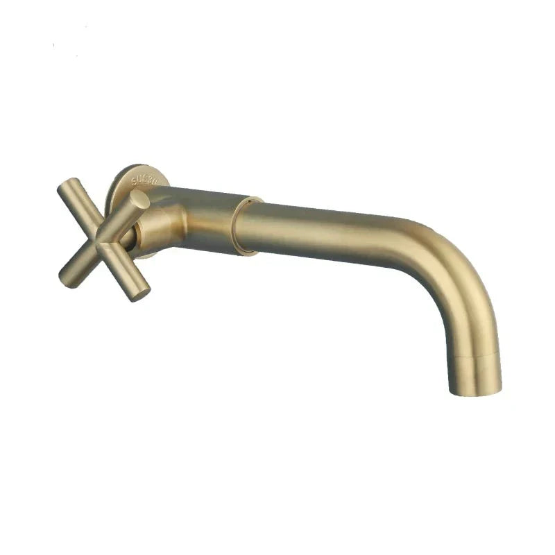 Waterfall Wall Faucet - Modern Stainless Basin Mixer
