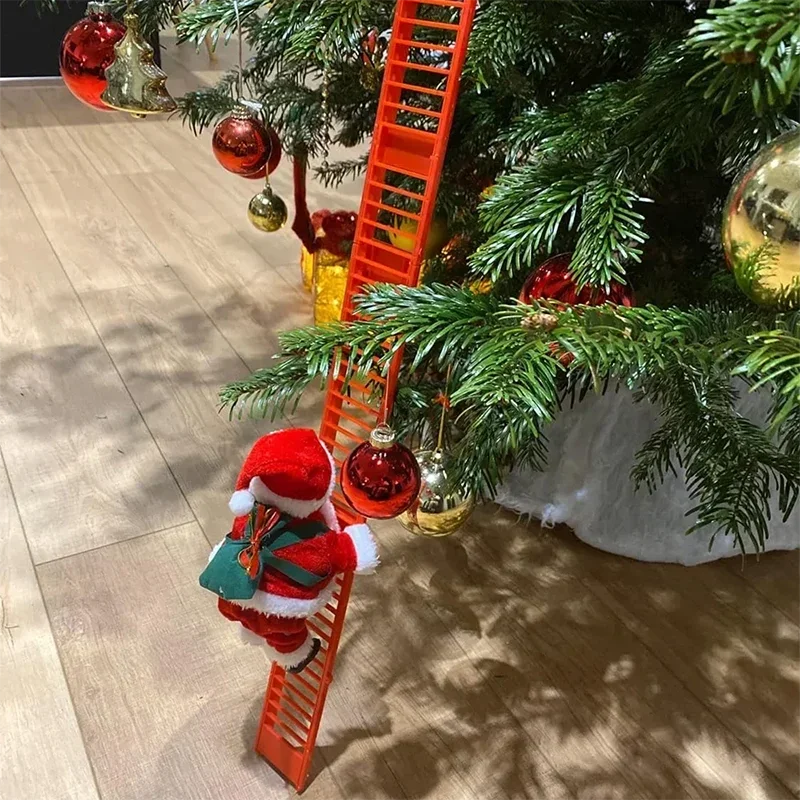 Climbing Santa - Animated Musical Christmas Decoration