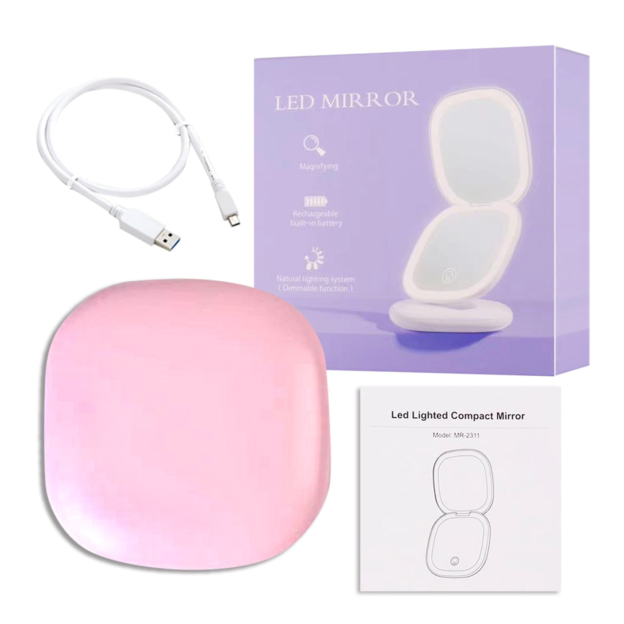 GlowMirror - LED Lighted Beauty Mirror