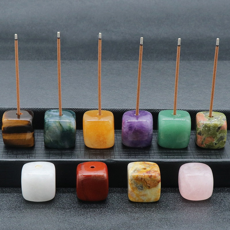 GemAura Incense Holder - Gemstone Incense Stick Holder for a Calm Home