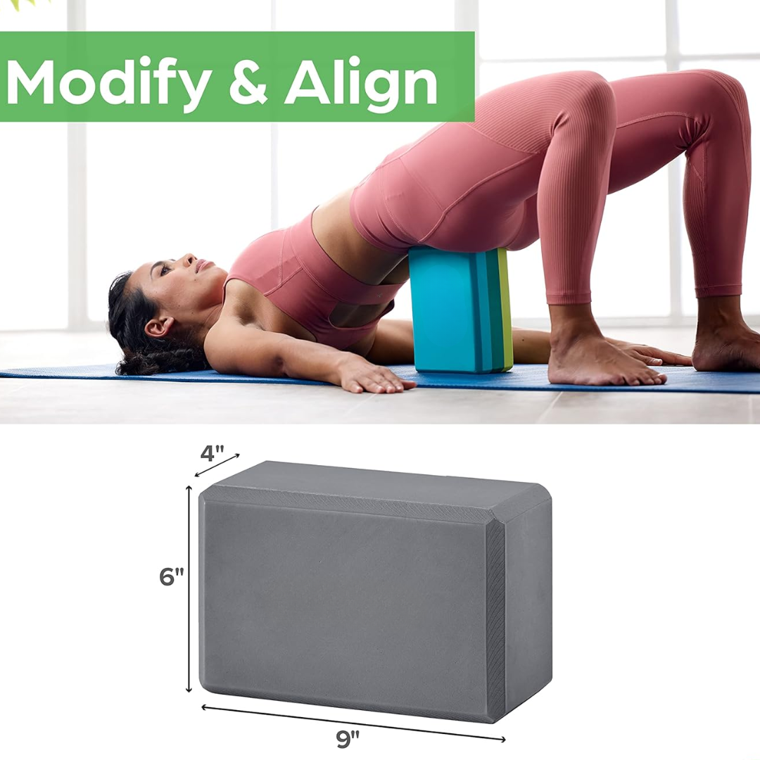 SupportFlex - Non-Slip EVA Yoga Block