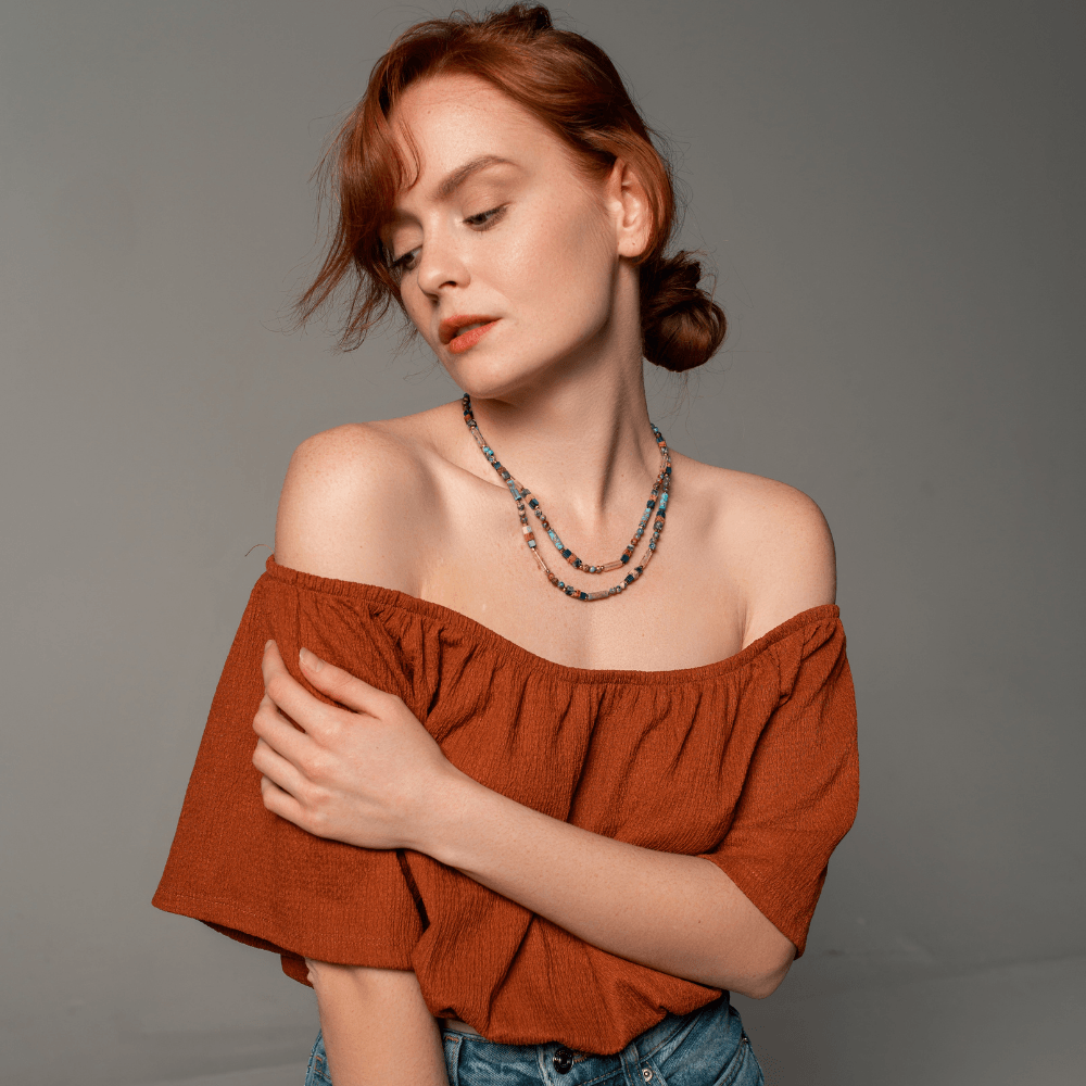 GemGlow - Gemstone Choker Necklace