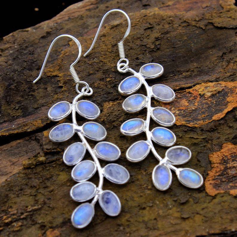 Jante - Moonstone Night Light Earrings for Women