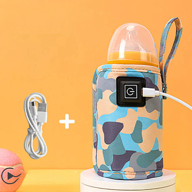 Portable USB Bottle Warmer - Travel Baby Milk Heater