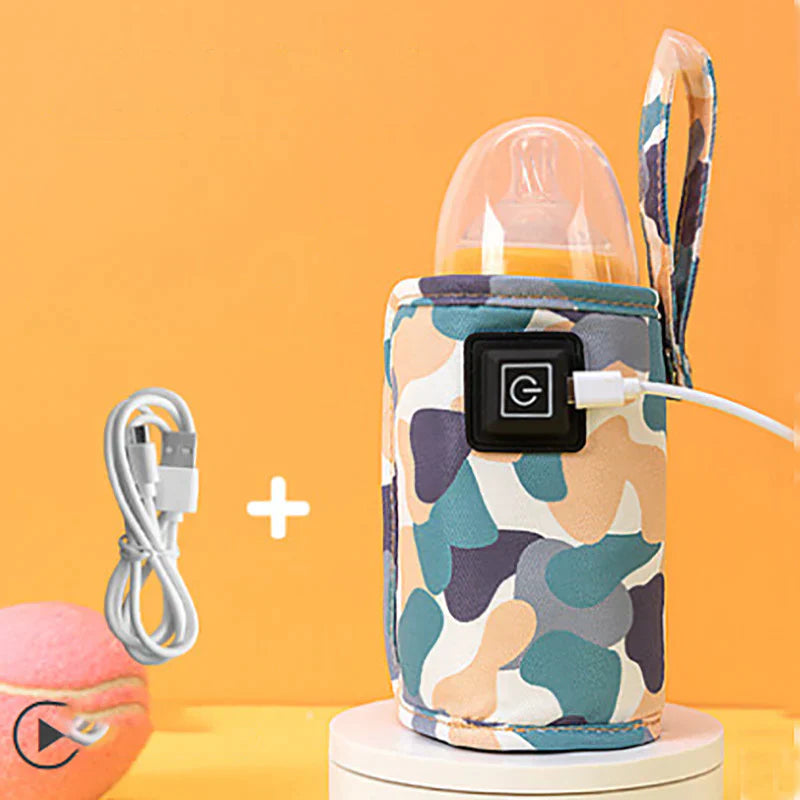Portable USB Bottle Warmer - Travel Baby Milk Heater