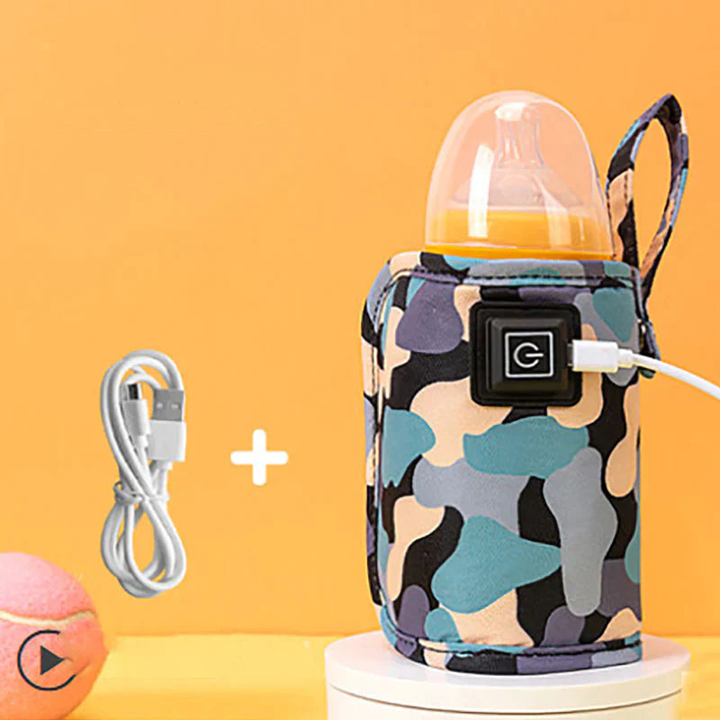 Portable USB Bottle Warmer - Travel Baby Milk Heater
