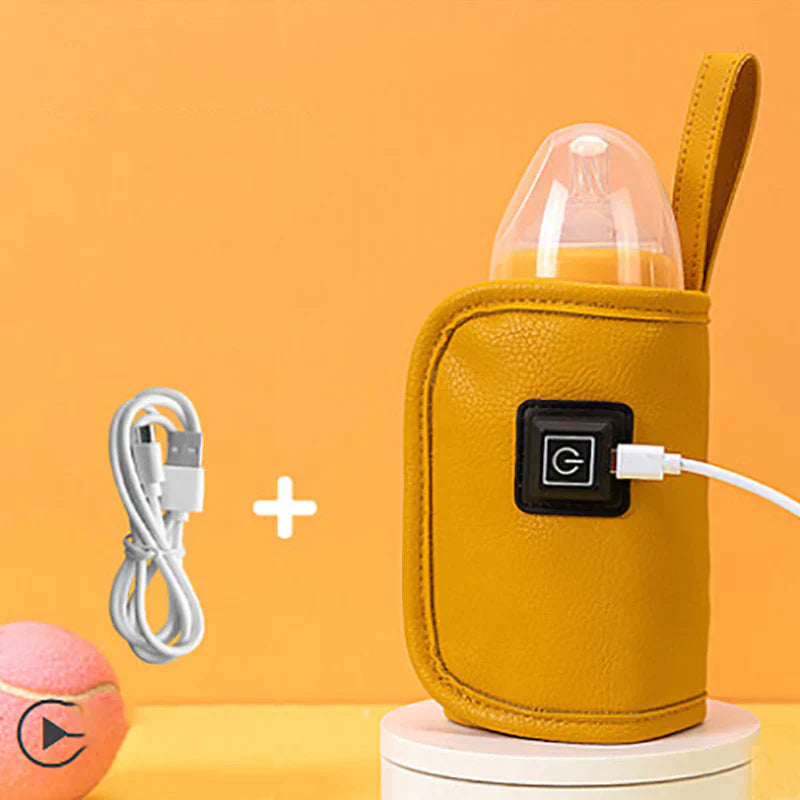 Portable USB Bottle Warmer - Travel Baby Milk Heater