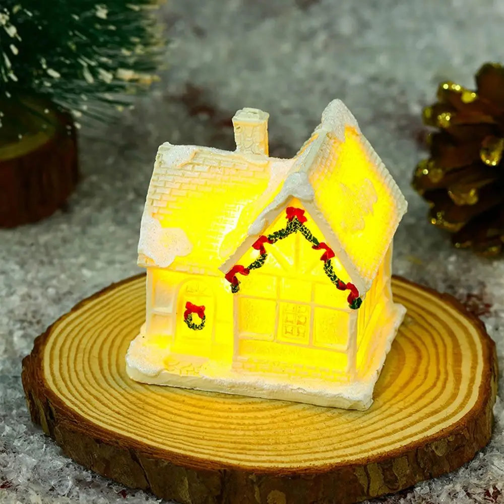 AuroraTwinkle LED Christmas Houses - Lit Village Decor
