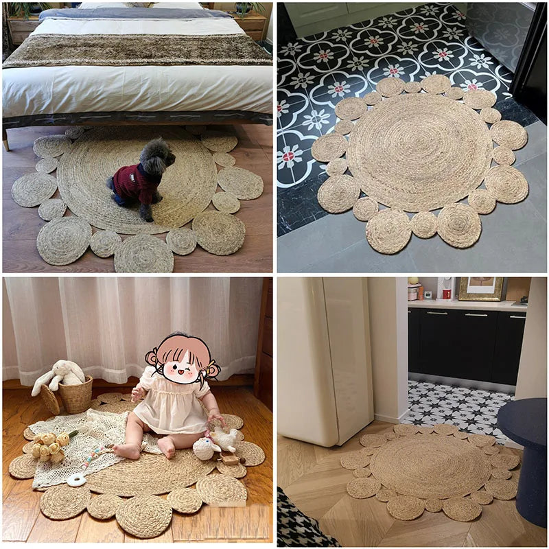 GreenWeave - Sustainable Woven Rug for Home