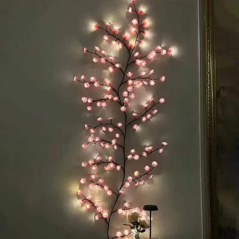 PetalGlow - Sakura LED Fairy Light Garland