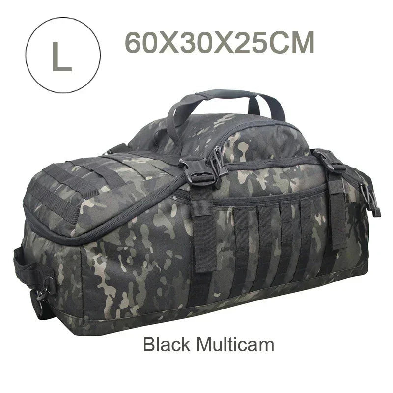 TrailTrek - Tactical Travel Backpack and Duffel Bag