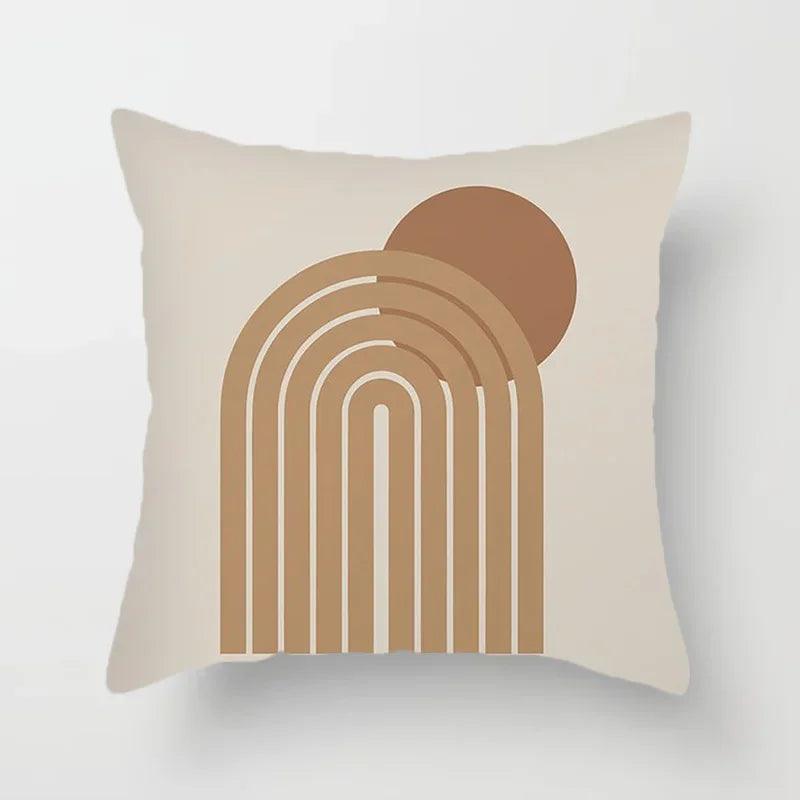 Aurum Cushion Cover - Black & White Abstract
