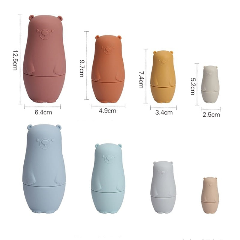 Nesting Dolls - Soft Silicone Stacking Toy