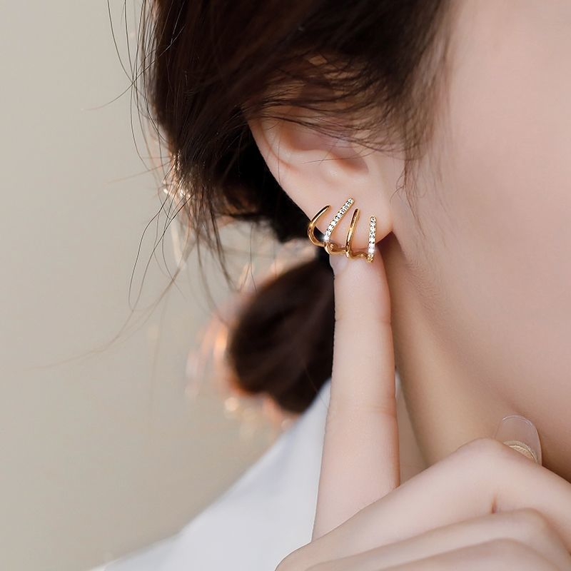 Versatile Claw Earrings Set - 4 Styles in 1