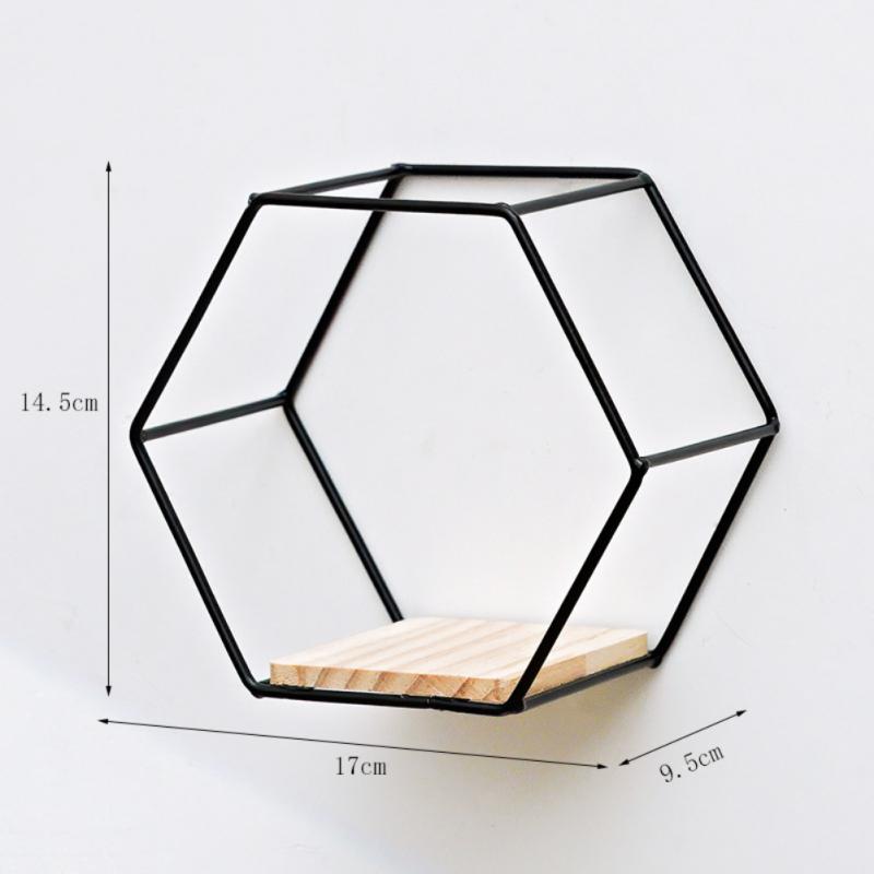 HexaShelf - Hexagonal Wall Shelf for Display and Storage