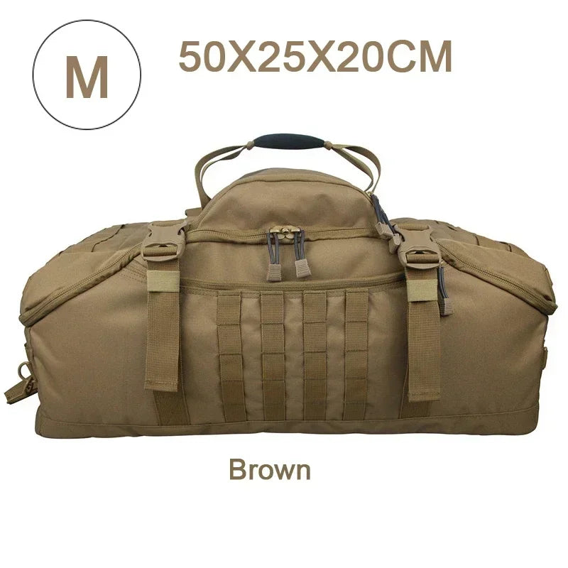 TrailTrek - Tactical Travel Backpack and Duffel Bag