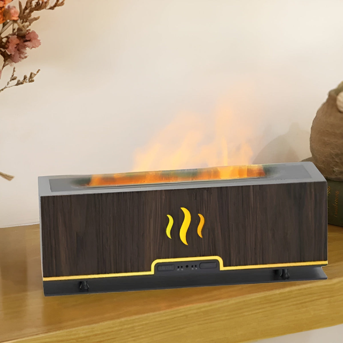 GlowFlame - 3-in-1 Aroma Humidifier with Flame Light