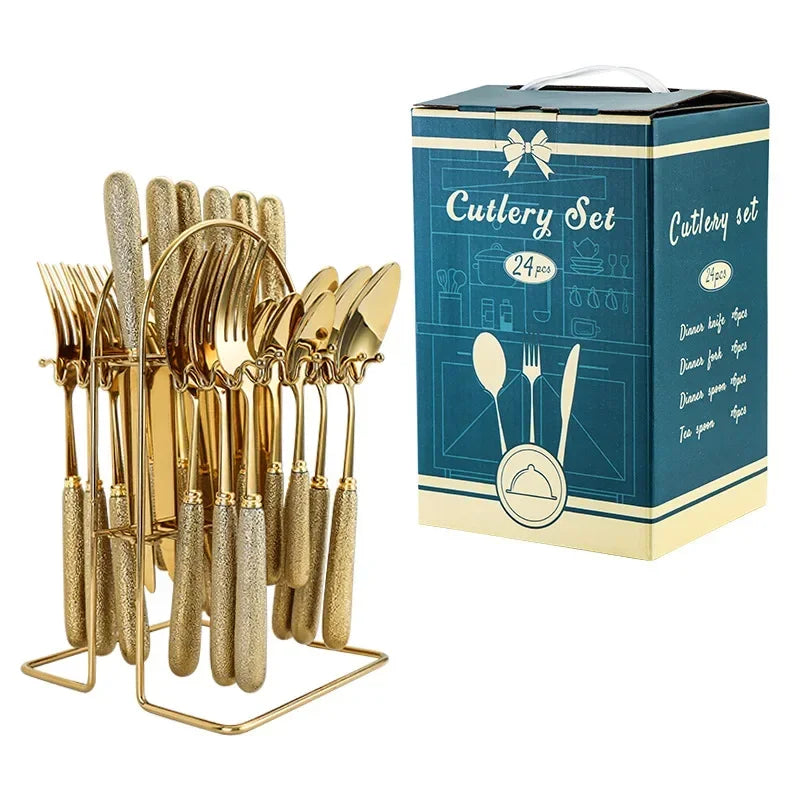 Luxe Stainless Steel Cutlery Set