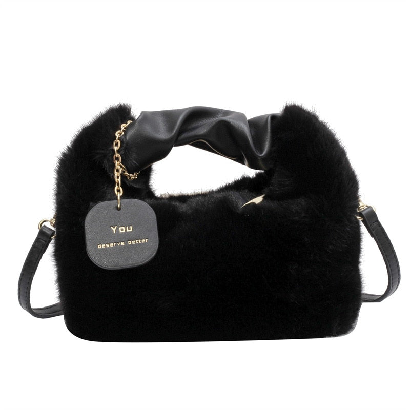 Fluffy - Soft Plush Handbag