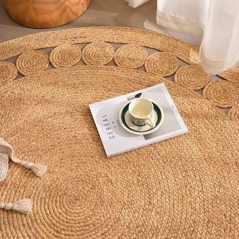 GreenWeave - Sustainable Woven Rug for Home