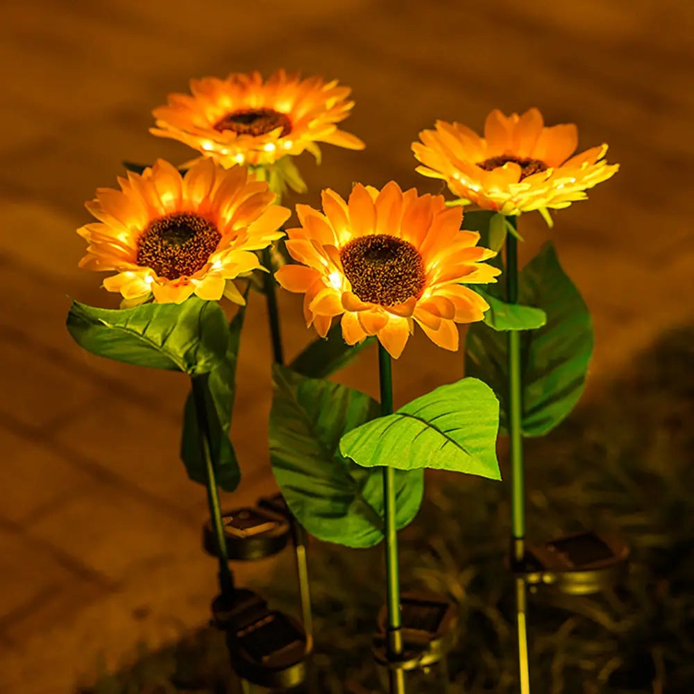 SolarBloom - Realistic Sunflower Garden Light