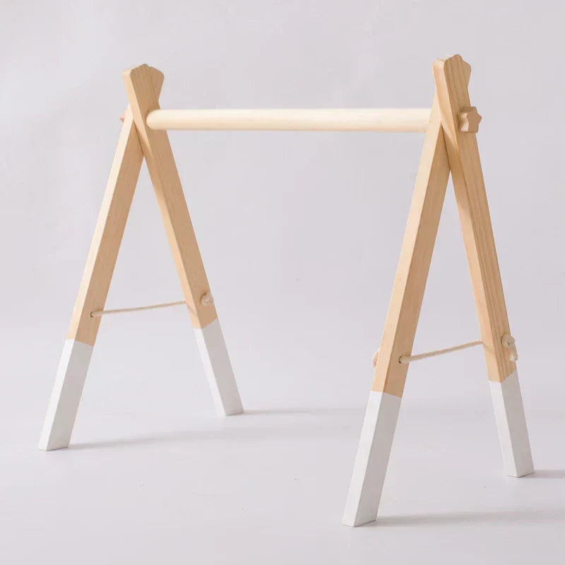 Montessori RattleFrame - Wooden Activity Gym