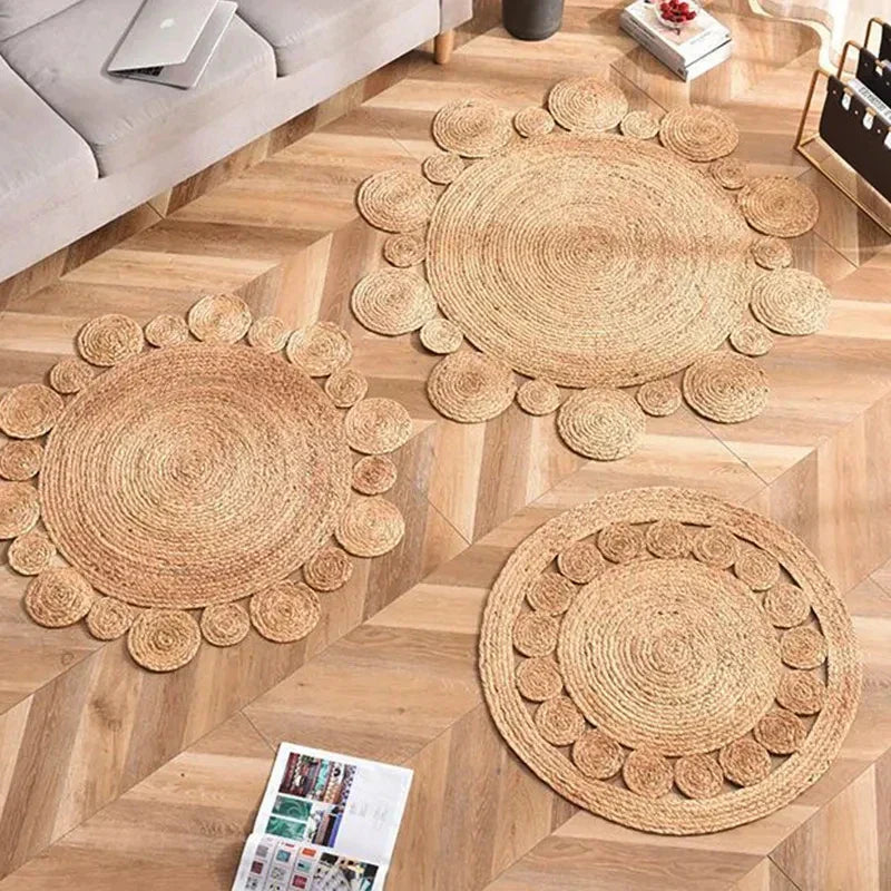 GreenWeave - Sustainable Woven Rug for Home