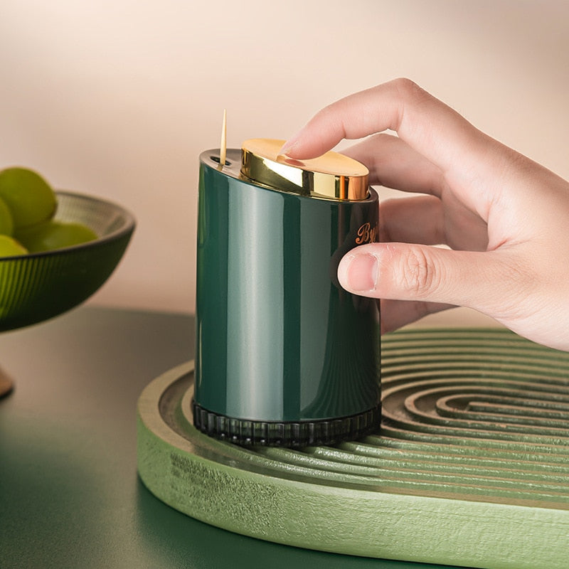 ToothMaster Holder - Elegant Pop-Up Toothpick Dispenser
