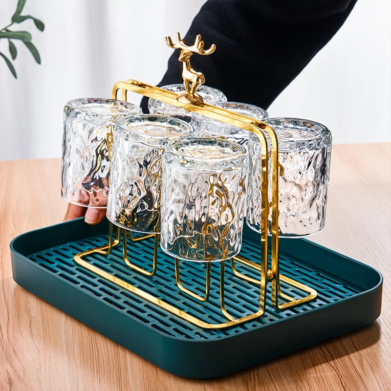 Glacio Whisky Glass - Festive Reindeer Drinkware