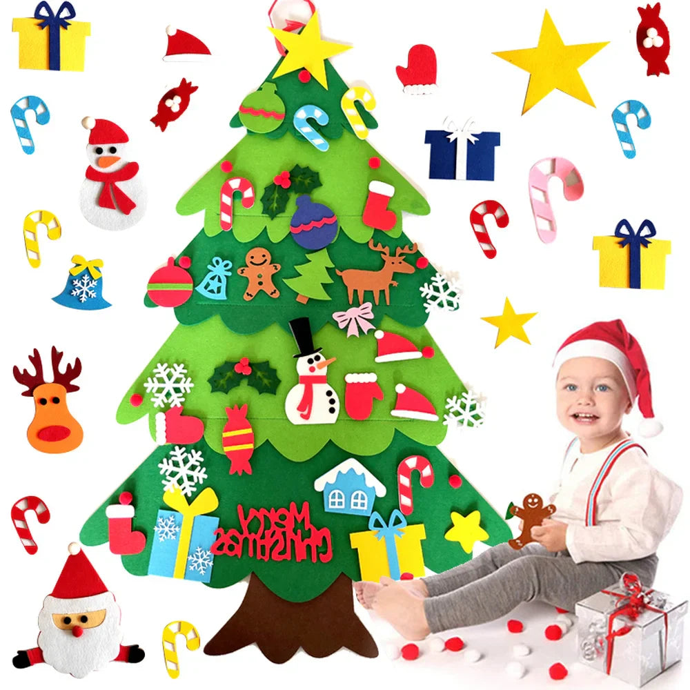 Felt Christmas Tree - Creative Kids Holiday Craft Set