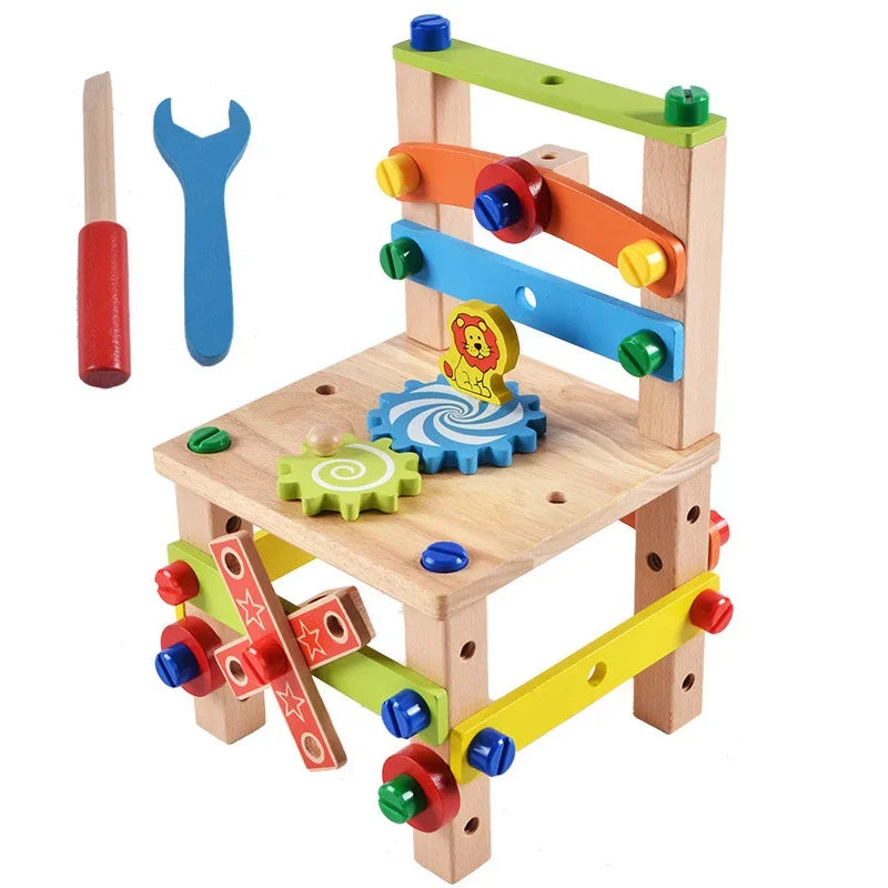 BuildMaster Set - Wooden Montessori Tool Kit for Kids