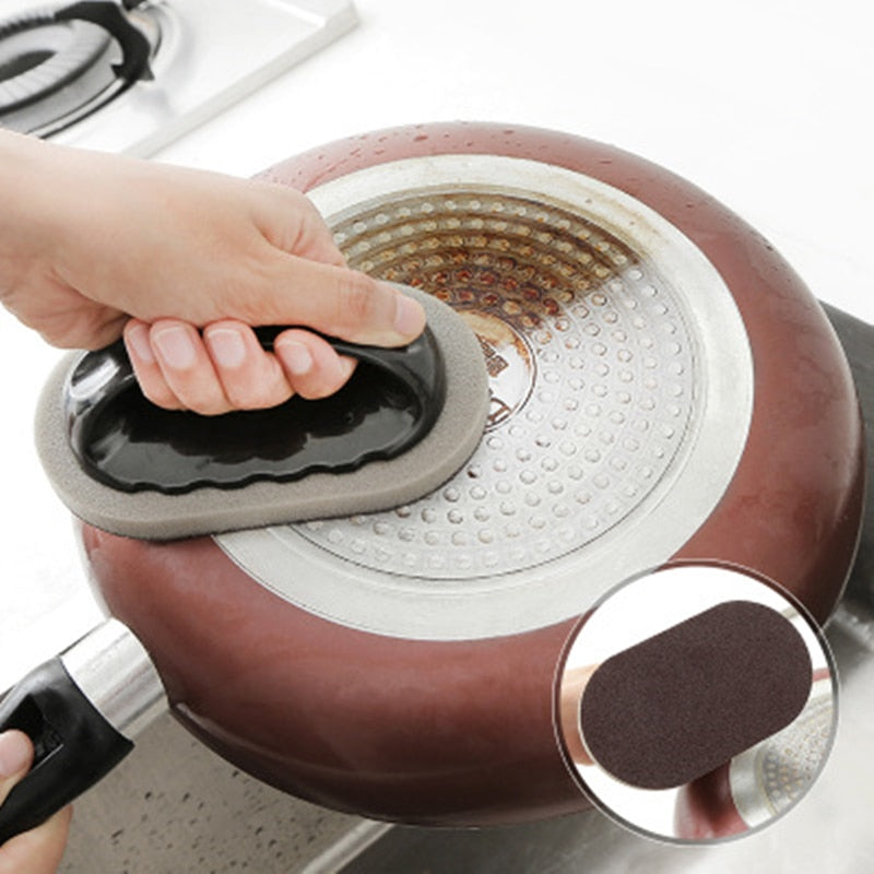 PowerScrub Sponge - Heavy Duty Scouring Sponge with Handle