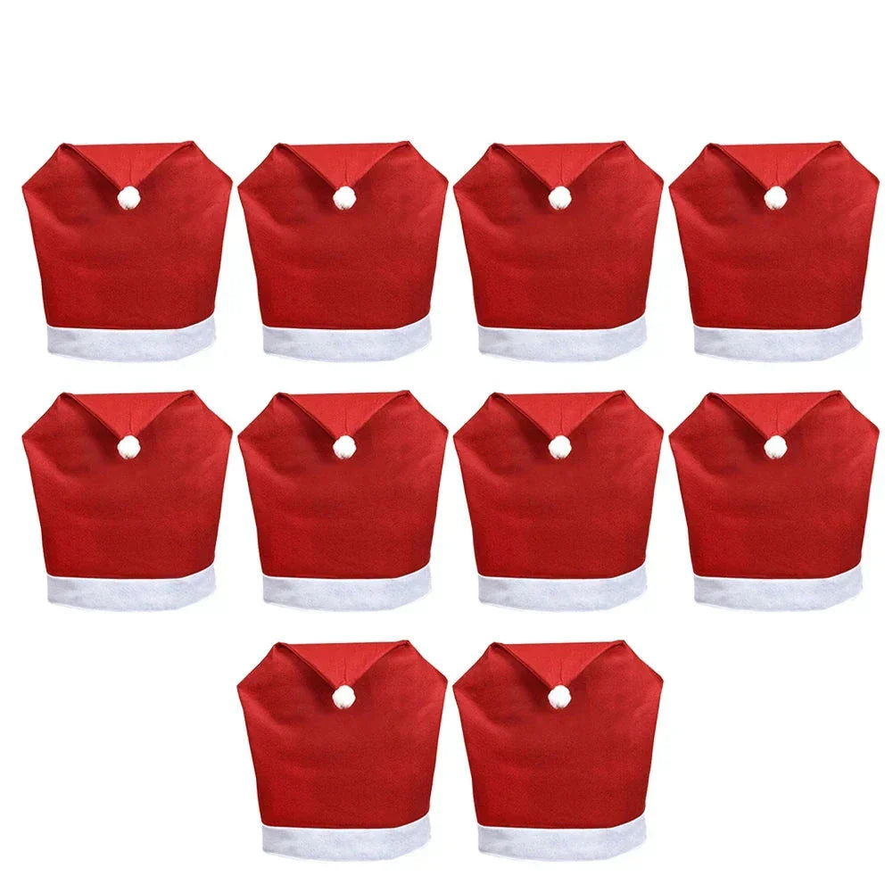 ChristmasCover Chair Covers - Festive Santa Hat Covers