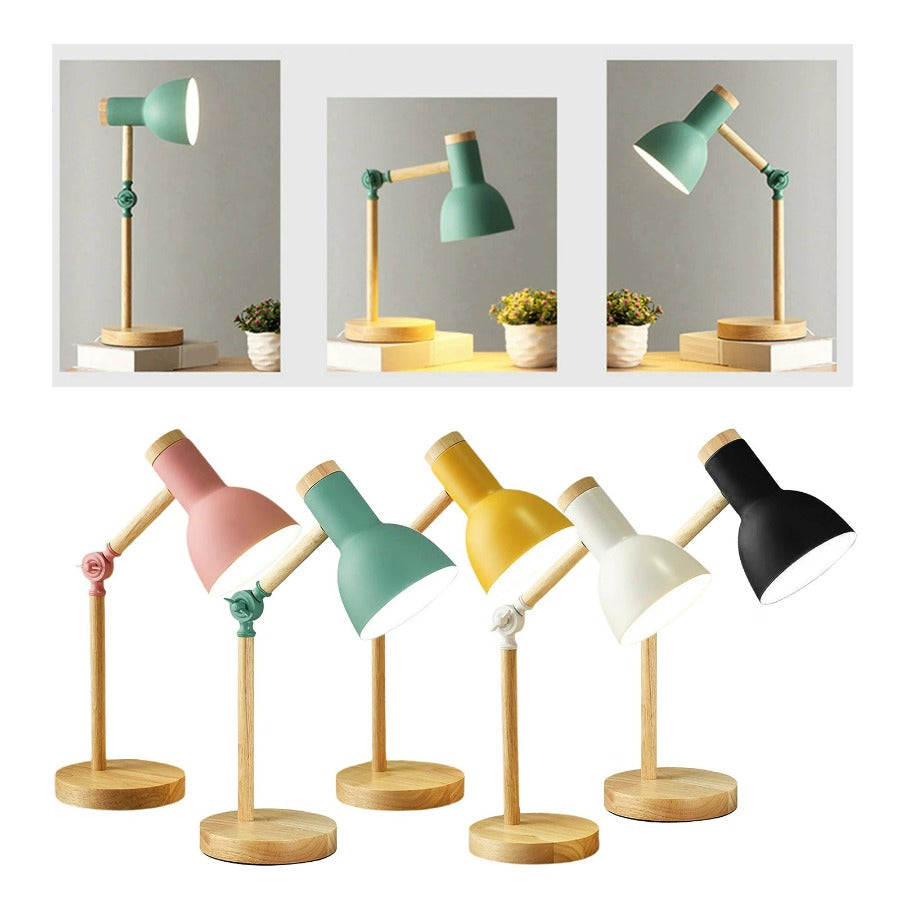 Scandinavian Table Lamp | Adjustable Wooden Design for Elegant Illumination 2