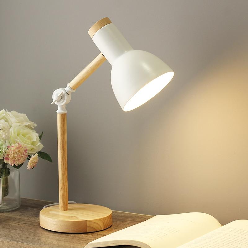 Scandinavian Table Lamp | Adjustable Wooden Design for Elegant Illumination 3