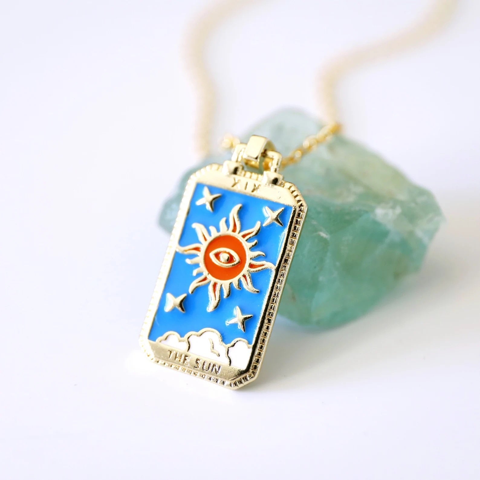 Tarot Card - Stainless Steel Pendant Necklace