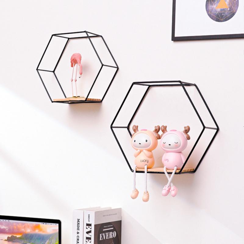 HexaShelf - Hexagonal Wall Shelf for Display and Storage