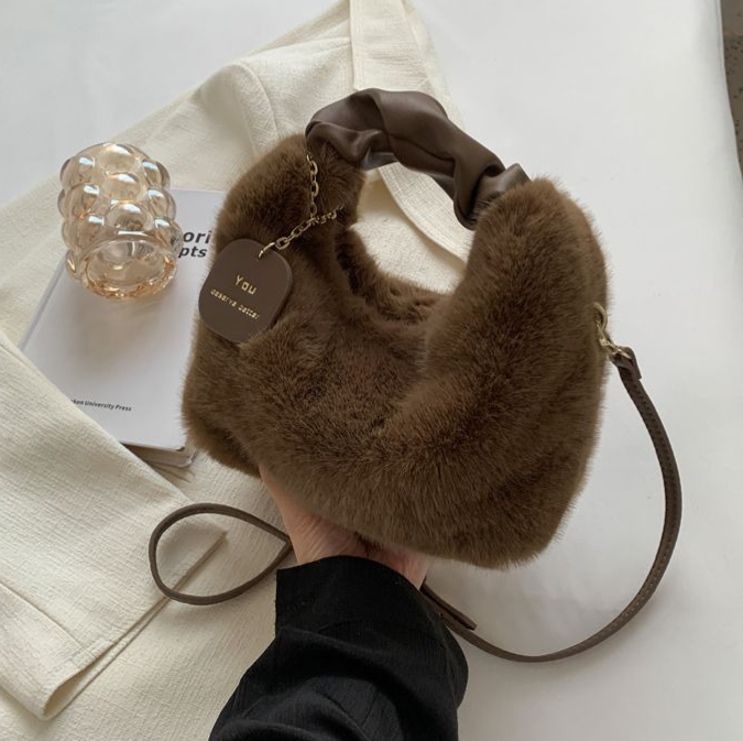 Fluffy - Soft Plush Handbag