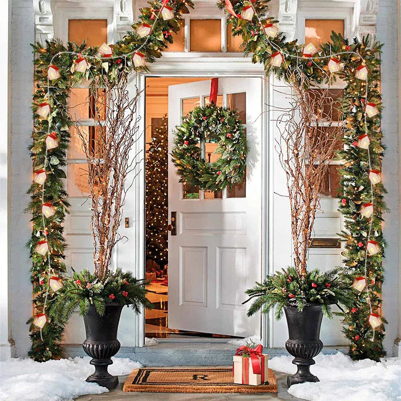 Wooden LED House - Magical Christmas Light Decoration