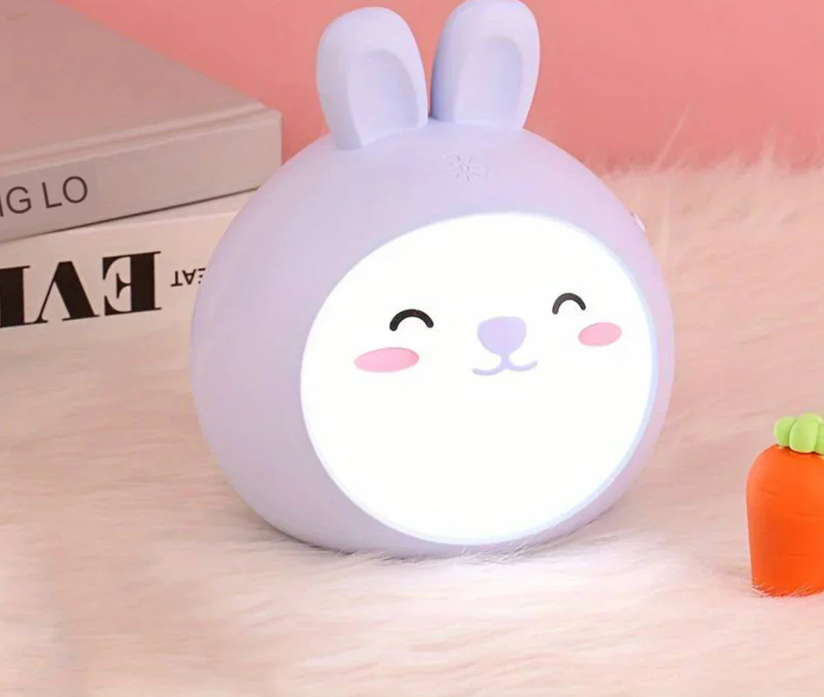 CuddlePaw Night Light - Cute Cordless Kids Lamp