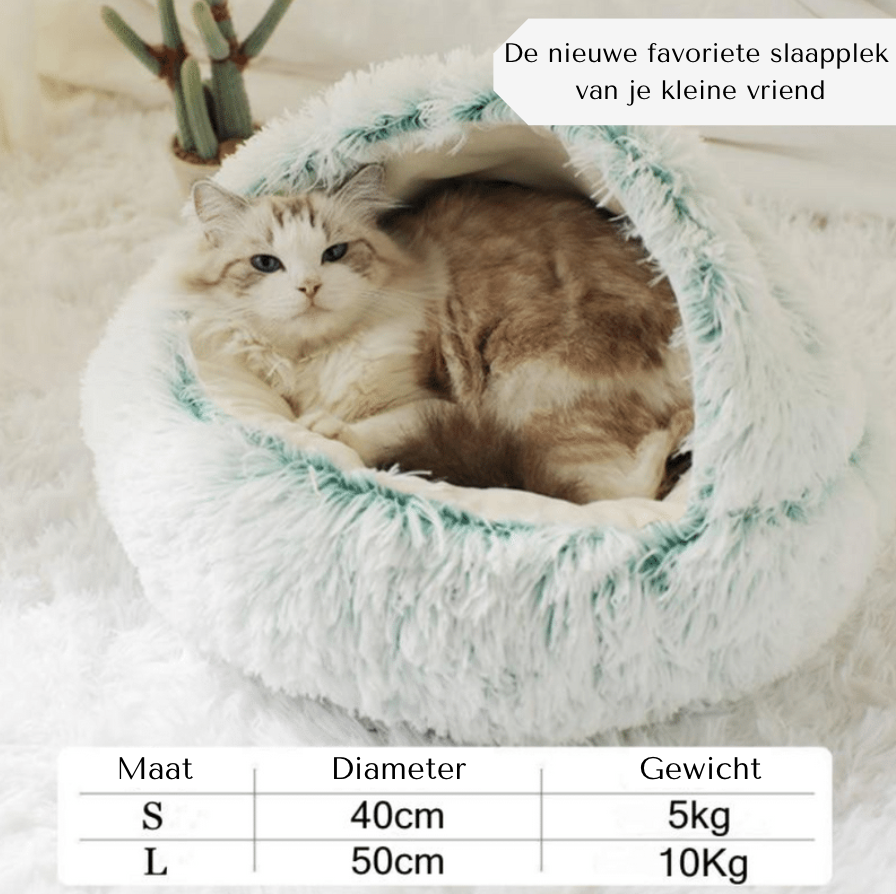 ComfyPet - Plush Bed for Cats and Dogs