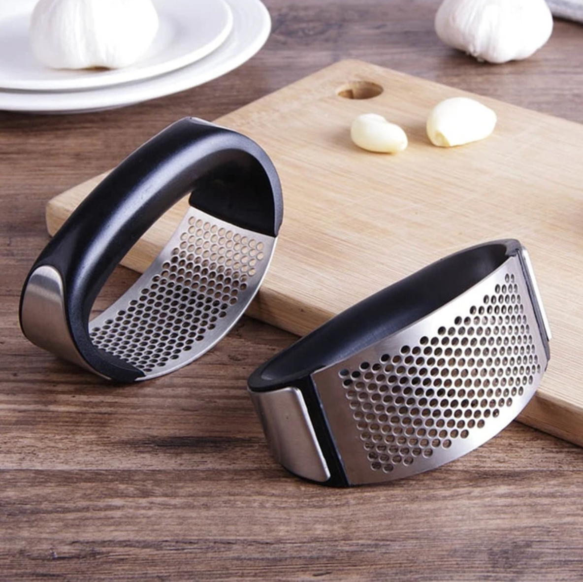 GarlicPress Pro - Stainless Steel Garlic Press for Effortless Cooking