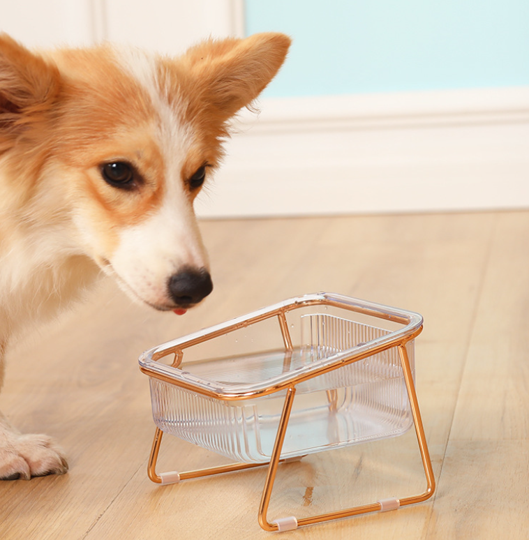 PetChic - Stylish Elevated Feeding Bowl for Cats and Small Dogs