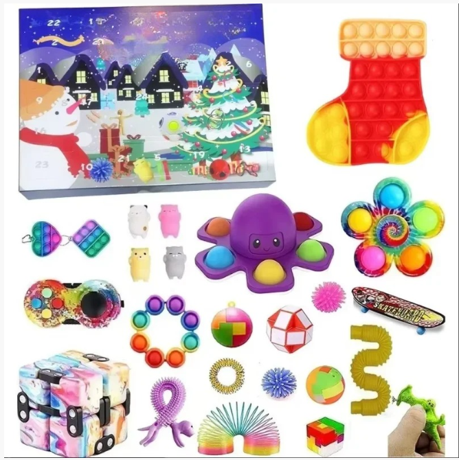 JoyfulCountdown - Magical Kids Advent Calendar with Sensory Toys