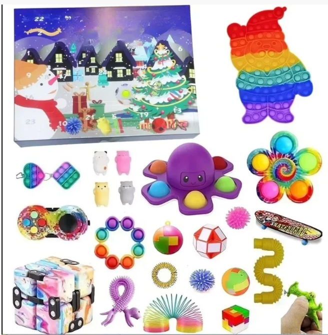 JoyfulCountdown - Magical Kids Advent Calendar with Sensory Toys