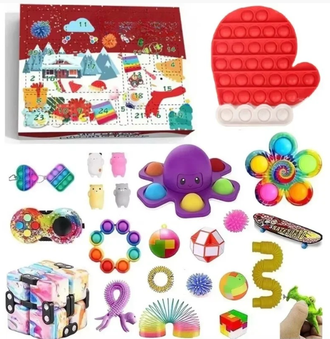 JoyfulCountdown - Magical Kids Advent Calendar with Sensory Toys